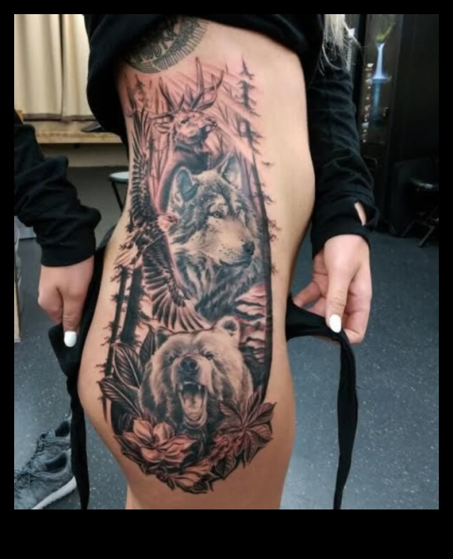 Dincolo de pânză: tatuaje cu realism care transcend arta tradițională cu frumusețe estetică